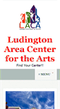 Mobile Screenshot of ludingtonartscenter.org